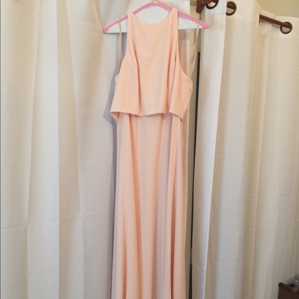 size 10 Jill Jill Stuart light pink long dress